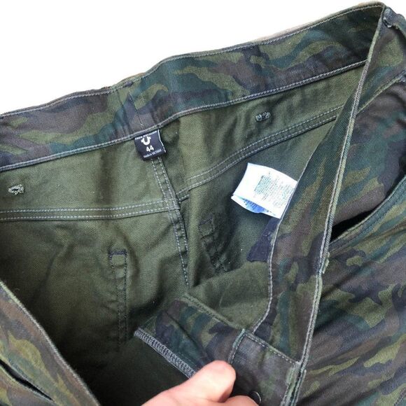 Rare true religion jeans size 44 ROCCO relaxed skinny camo - Picture 16 of 16